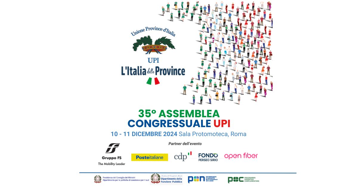 35° Assemblea Congressuale UPI: Roma 10 – 11 dicembre 2024